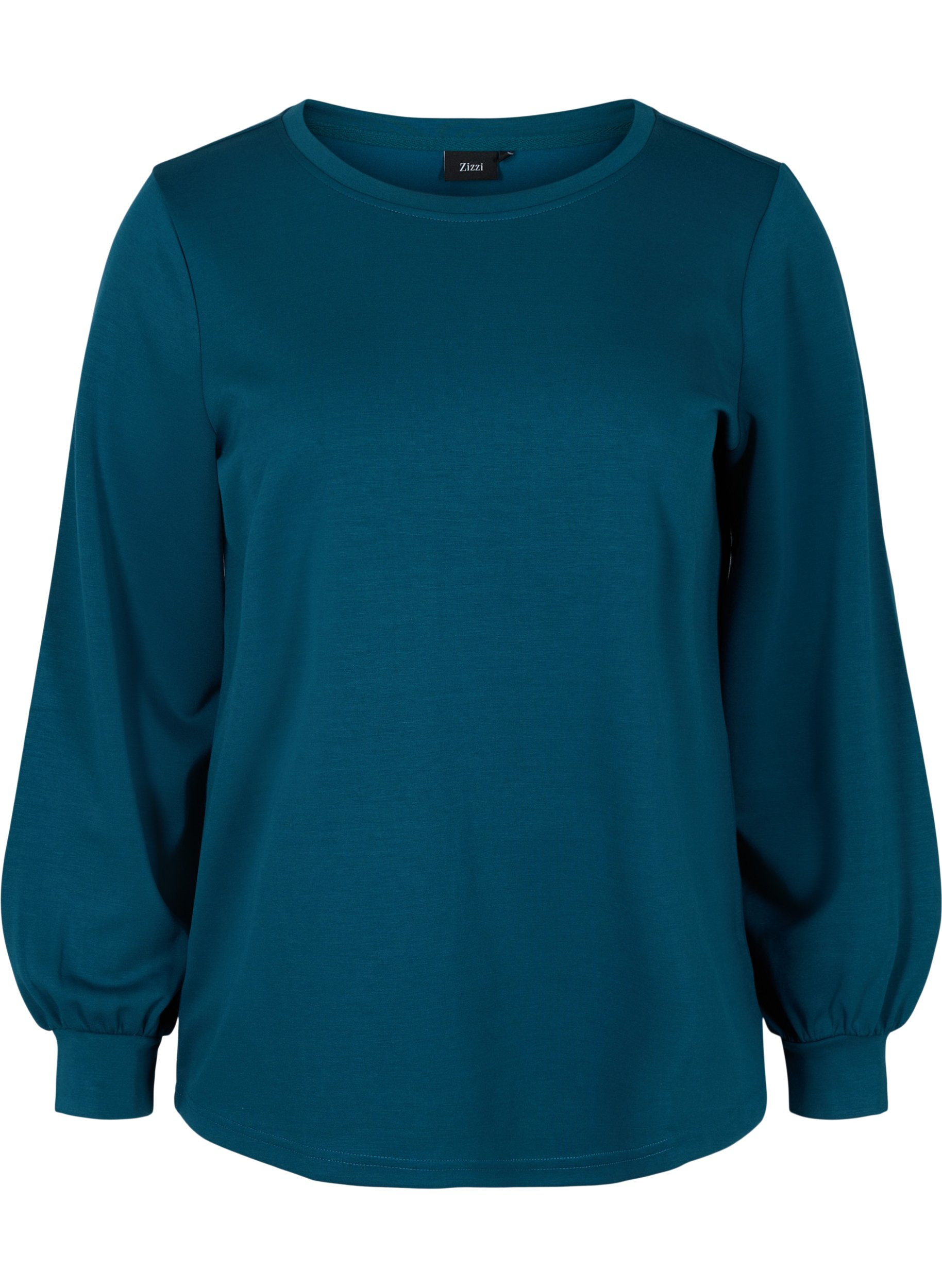 Sweatshirt med rund hals og lange ærmer, Reflecting Pond, Packshot image number 0